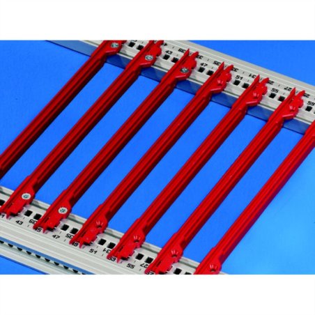 Guide-cartes 4.4" PCB, 220mm, rouge, x10 24560-362