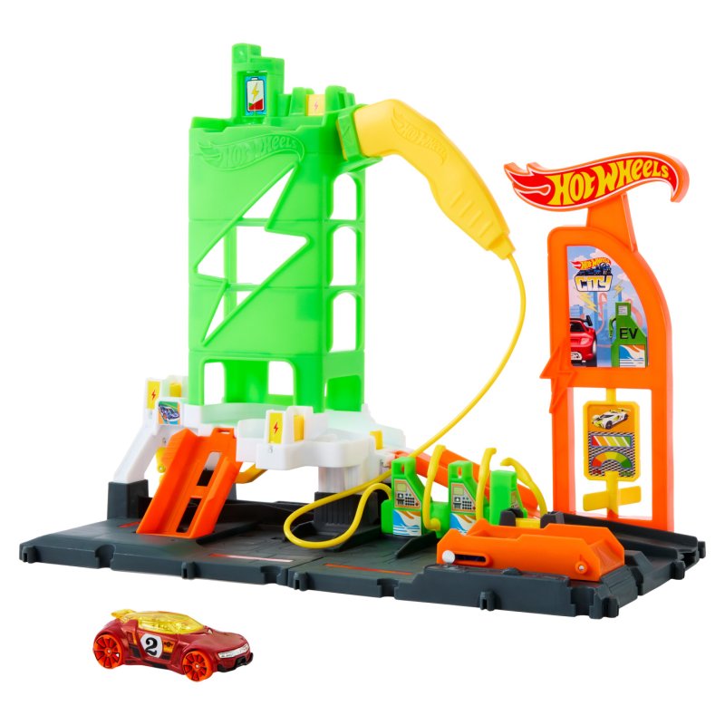 Hot Wheels City Super Recharge Fuel Station