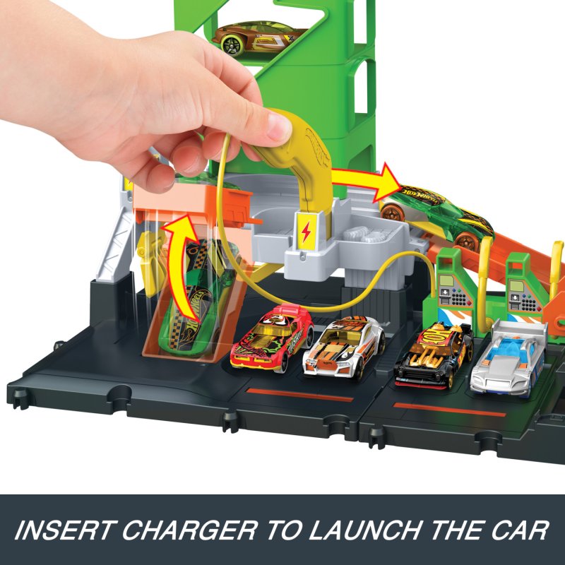 Hot Wheels City HTN79 MATTEL Car Charging Station
