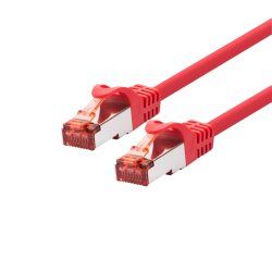 LOGON TCF66F100R networking cable Red 10 m Cat6a F/UTP (FTP)