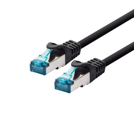 LOGON TCR55SS003BL networking cable Black 0.3 m Cat5e F/UTP (FTP)