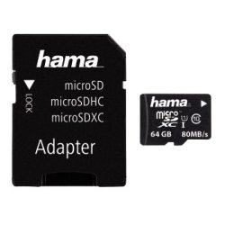 Hama 00124140 microSDXC 64GB Class 10 UHS-I