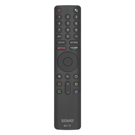 Savio SAVPILOTRC17 XIAOMI télécommande IR/Bluetooth TV Appuyez sur les boutons