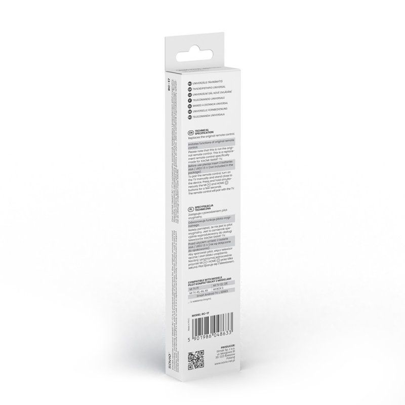 Savio SAVPILOTRC17 XIAOMI remote control IR/Bluetooth TV Press buttons