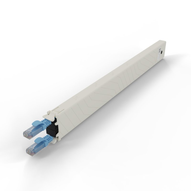 PATCHBOX CONEX8UTPBL câble de réseau Bleu 0,8 m Cat6a U/UTP (UTP)