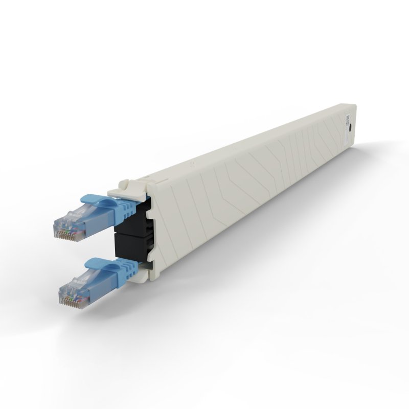 PATCHBOX CONEX8UTPBL câble de réseau Bleu 0,8 m Cat6a U/UTP (UTP)