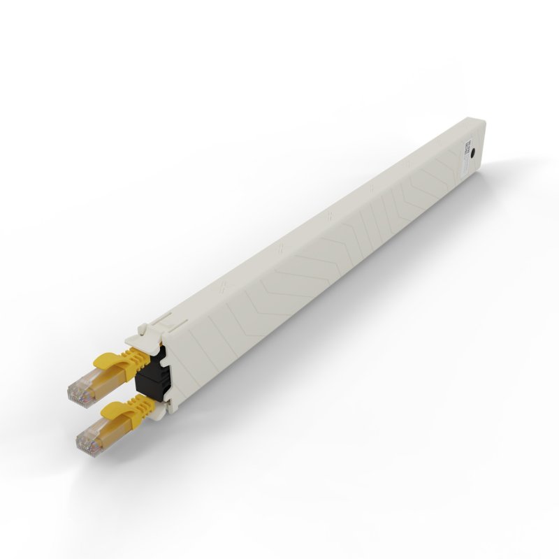 PATCHBOX CONEX8UTPYL networking cable Yellow 0.8 m Cat6a U/UTP (UTP)