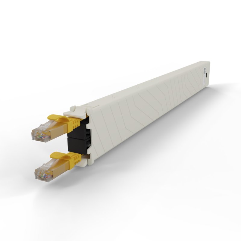 PATCHBOX CONEX8UTPYL networking cable Yellow 0.8 m Cat6a U/UTP (UTP)