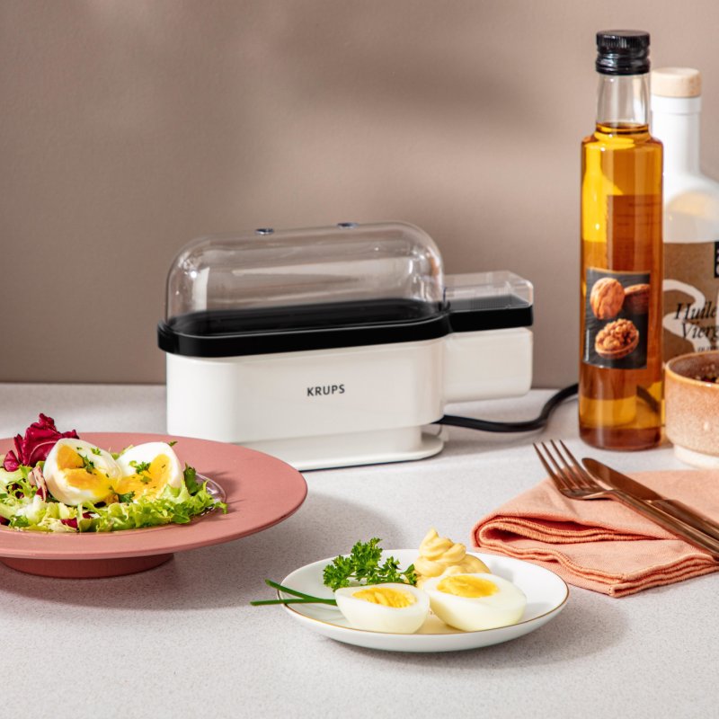 Krups Ovomat Trio EG2341 Eierkocher weiß