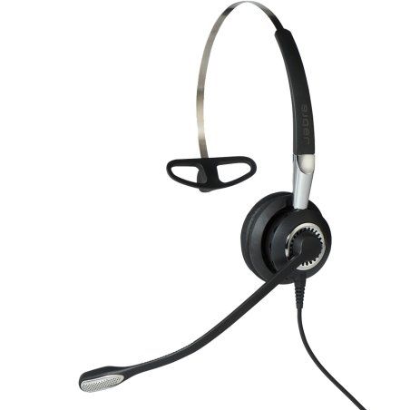 Jabra 2406-820-205 écouteur/casque Avec fil Minerve, Crochets auriculaires, Arceau Bureau/Centre d'appels Noir, Argent