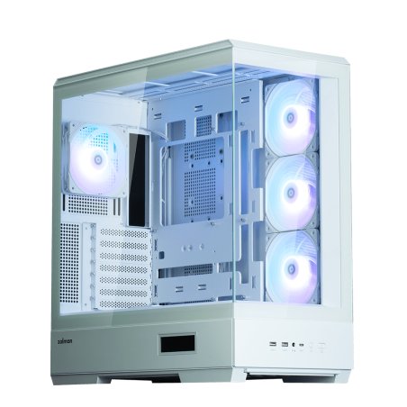 Zalman P50 DS White, ARGB Fan x4