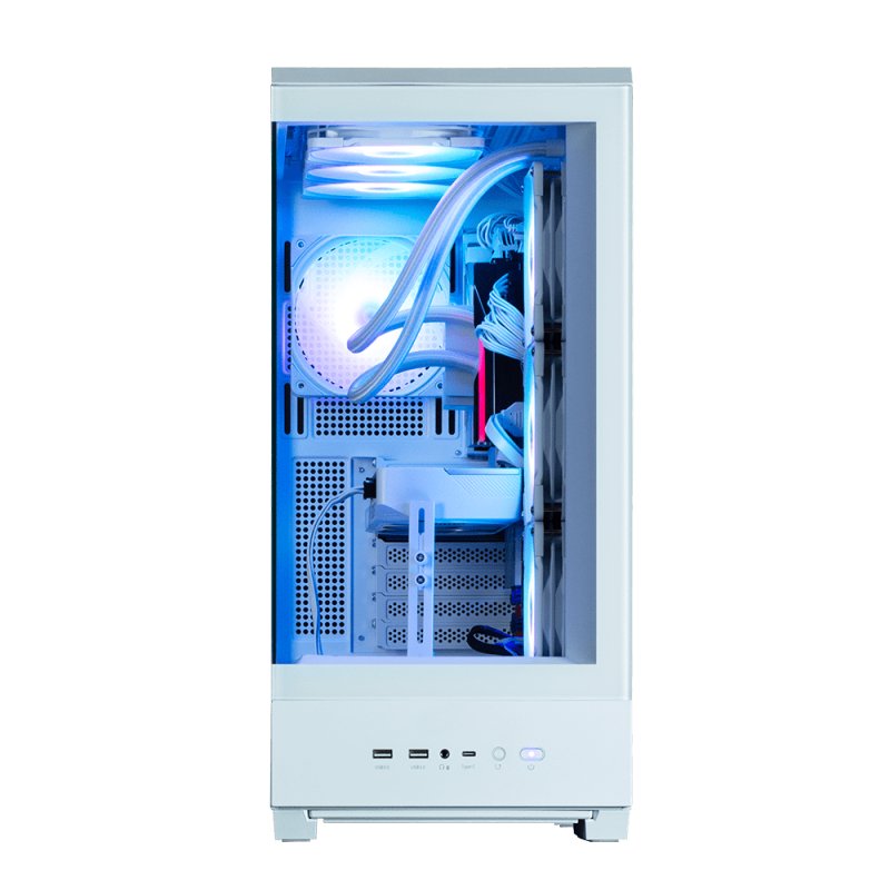 Zalman P50 DS White, ARGB Fan x4