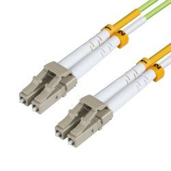 Microconnect FIB551001 câble InfiniBand et à fibres optiques 1 m LC Vert