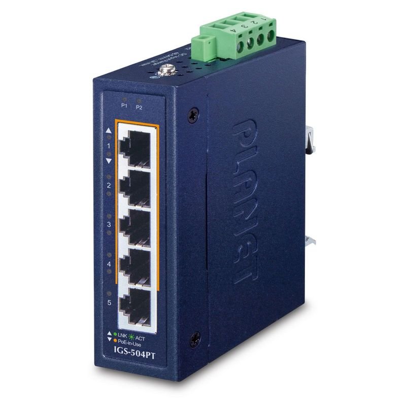 PLANET 10/100/1000T 802.3at PoE Non-géré Gigabit Ethernet (10/100/1000) Connexion Ethernet, supportant