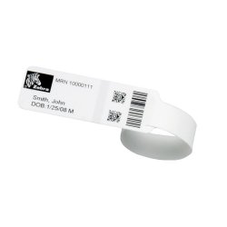 Zebra 10031289K bracelet Blanc Bracelet médical