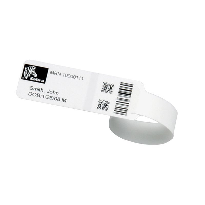 Zebra 10031289K bracelet Blanc Bracelet médical