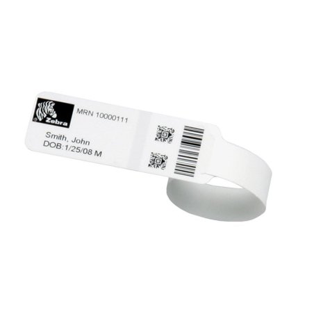 Zebra 10031289K bracelet Blanc Bracelet médical