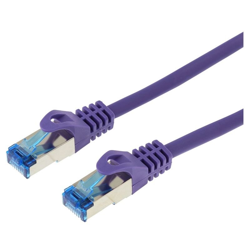 LOGON SSTP Cat5e câble de réseau Violet 1,5 m