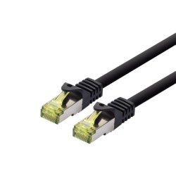 LOGON SSTP Cat6a networking cable Black 3 m