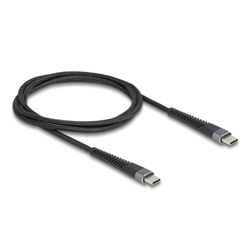 DeLock USB 2.0 Kabel, USB-CUSB-C, St.St., 60W, 1m
