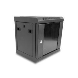 DeLOCK 10″ Network Cabinet with glass door 6U black