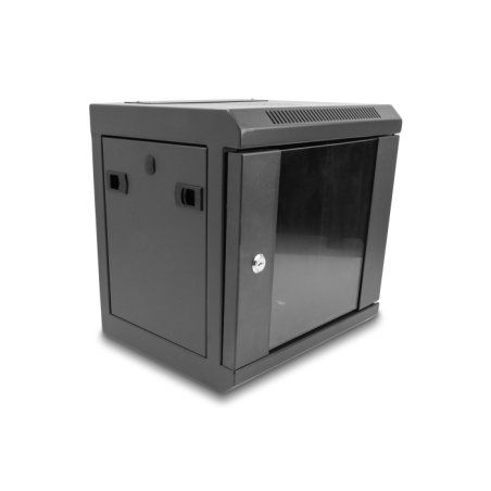 DeLOCK 10″ Network Cabinet with glass door 6U black