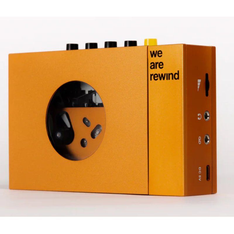 WE ARE REWIND 252426 lecteur/enregistreur cassettes Lecteur de cassette portable 1 platine(s) Orange