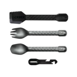 Cutlery set GERBER COMPLEAT - COOK EAT CLE AN TONG