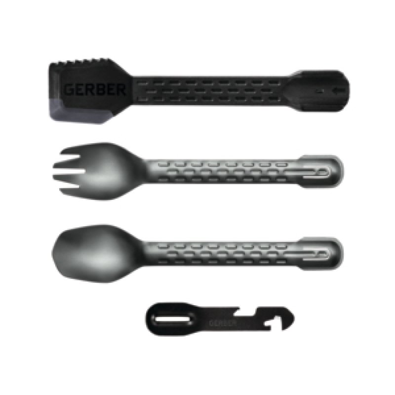 Cutlery set GERBER COMPLEAT - COOK EAT CLE AN TONG
