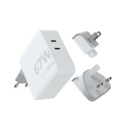 67W GAN-ULTRA TRAVEL CHARGER + USB-C PD CABLE