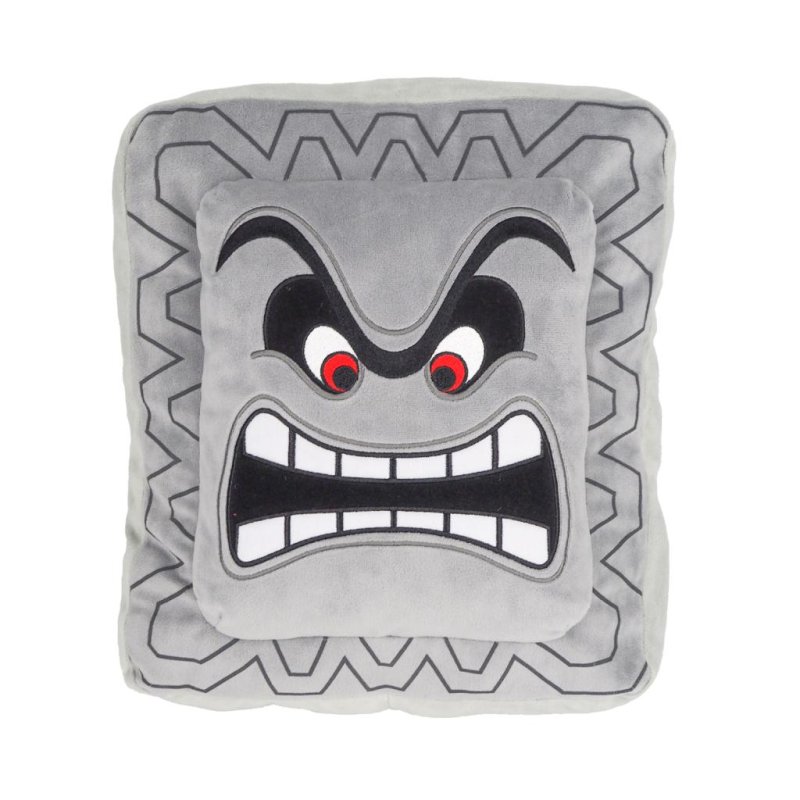 SUPER MARIO - Thwomp - Peluche 37cm