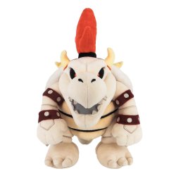 SUPER MARIO - Bowser Squelette - Peluche 32cm
