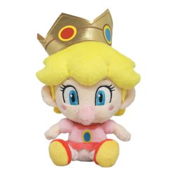 SUPER MARIO - Baby Peach - Peluche 18cm