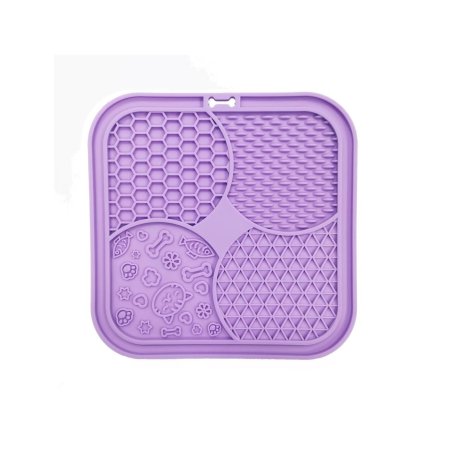 Nordic paws - Lickmat for Cat - Lily - Purple - 20x20cm