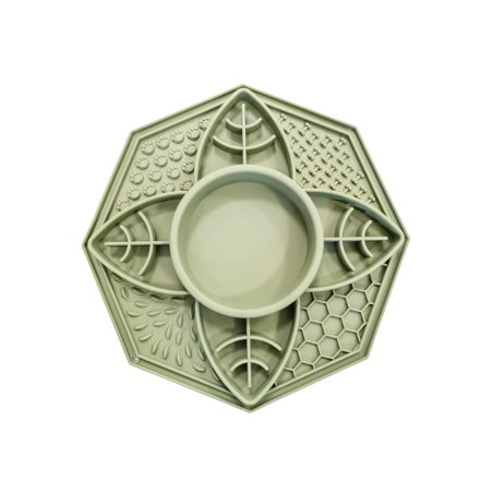 Nordic paws - Lickmat 2in1 - Green - 28x26,5cm