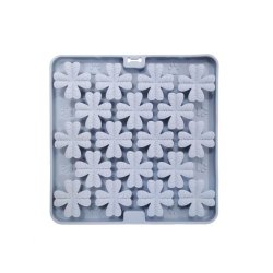 Nordic paws - Lickmat Flower - Grey - 20x20cm