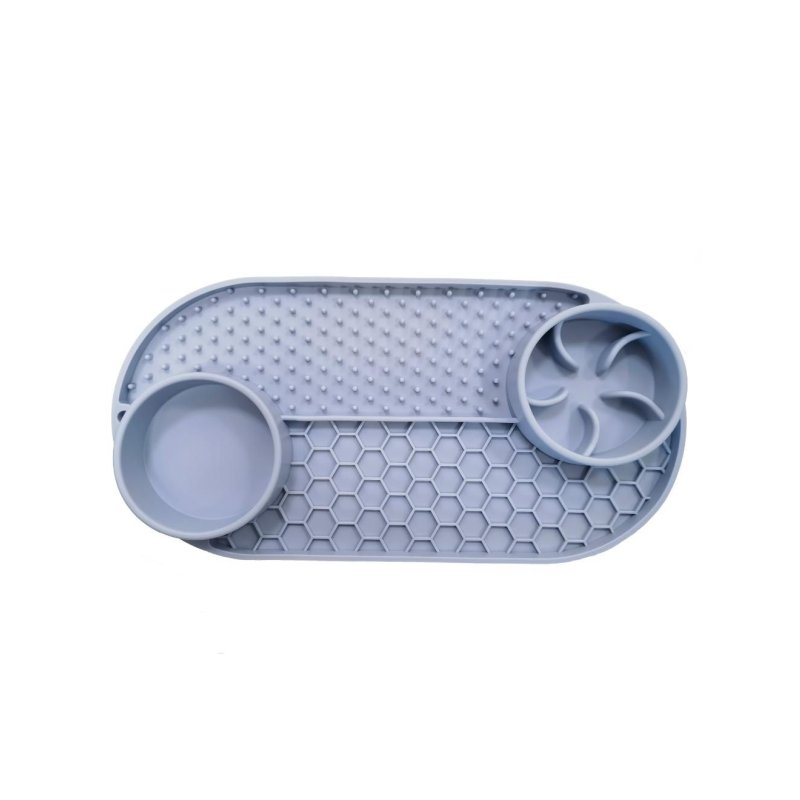 Nordic paws - Lickmat 3in1 - Grey - 32x16.5cm