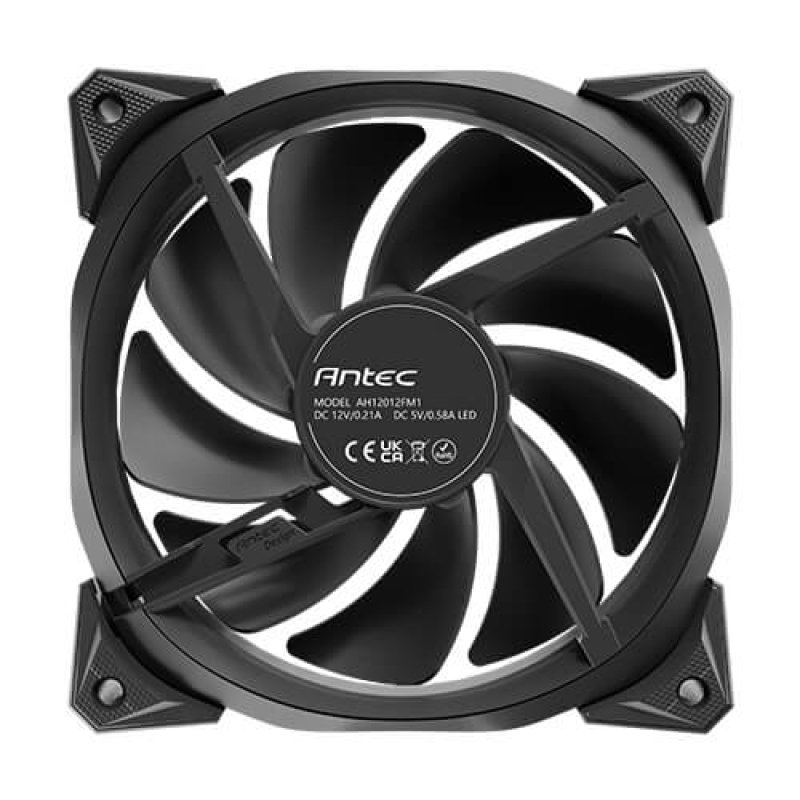 Ventilateur de boitier Antec Fusion V2 RGB - 12cm (Noir)