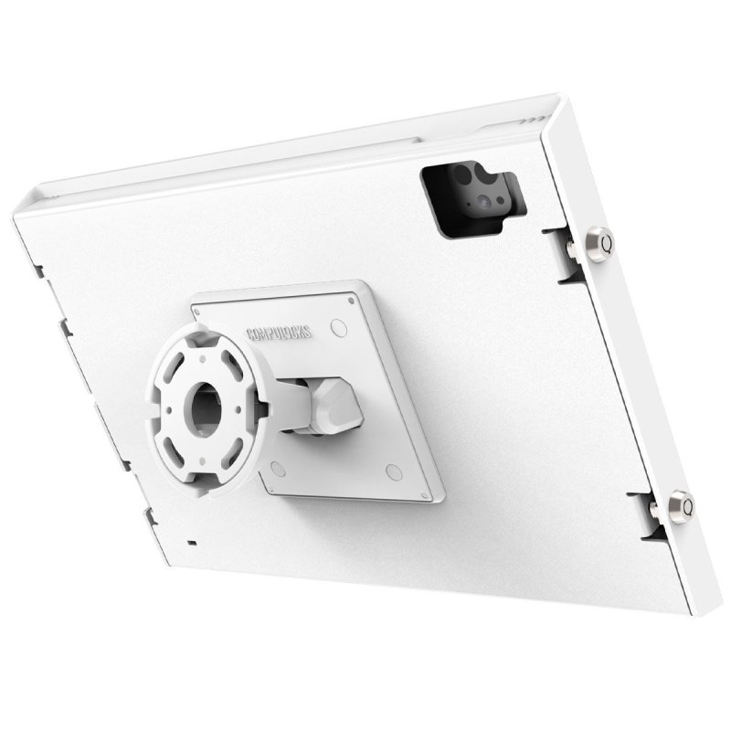 Compulocks iPad Air M2 13" (2024) Apex Enclosure Tilting Wall Mount - White