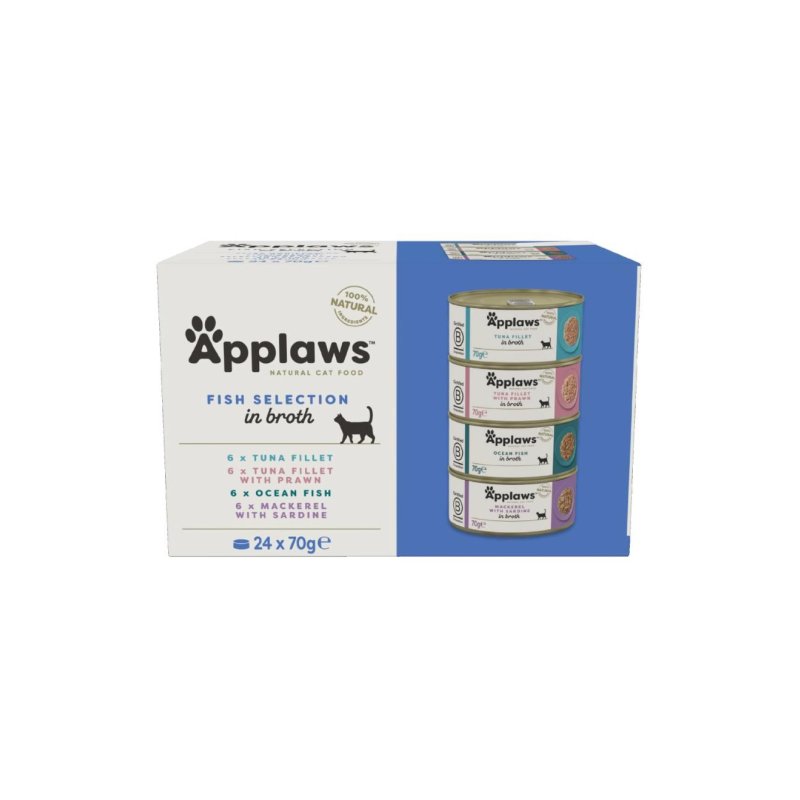 Applaws - Multipack Fish Broth Selection - 24x70g