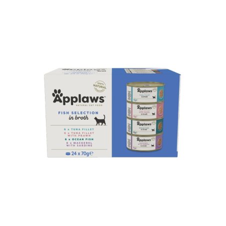 Applaws - Multipack Fish Broth Selection - 24x70g