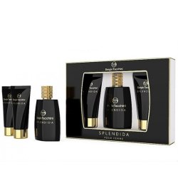 Set Sergio Tacchini Splendida, Femei, Eau de Parfum, 100ml Gel de Dus, 100ml Lotiune de Corp, 100ml