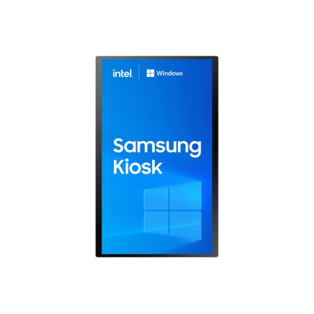 Samsung KM24C-5 Kiosk design 61 cm (24") LED 250 cd/m² Full HD White Touchscreen Built-in processor Windows 10 IoT
