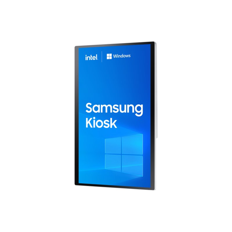 Samsung KM24C-5 Kiosk design 61 cm (24") LED 250 cd/m² Full HD White Touchscreen Built-in processor Windows 10 IoT