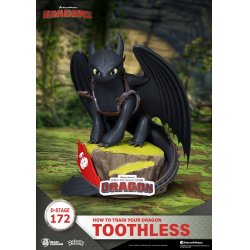 Dragons statuette toothless 14 cm