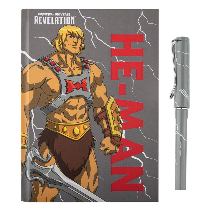 Les Maîtres de l'univers : Révélation He-Man Thunder Deluxe Notebook Set (carnet de notes stylo)