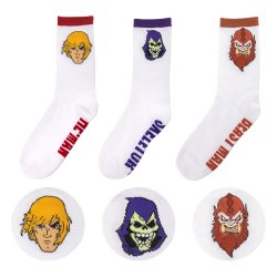 Les Maîtres de l'univers : Révélation Set de 3 chaussettes He-Man & Skeletor & Beast Man