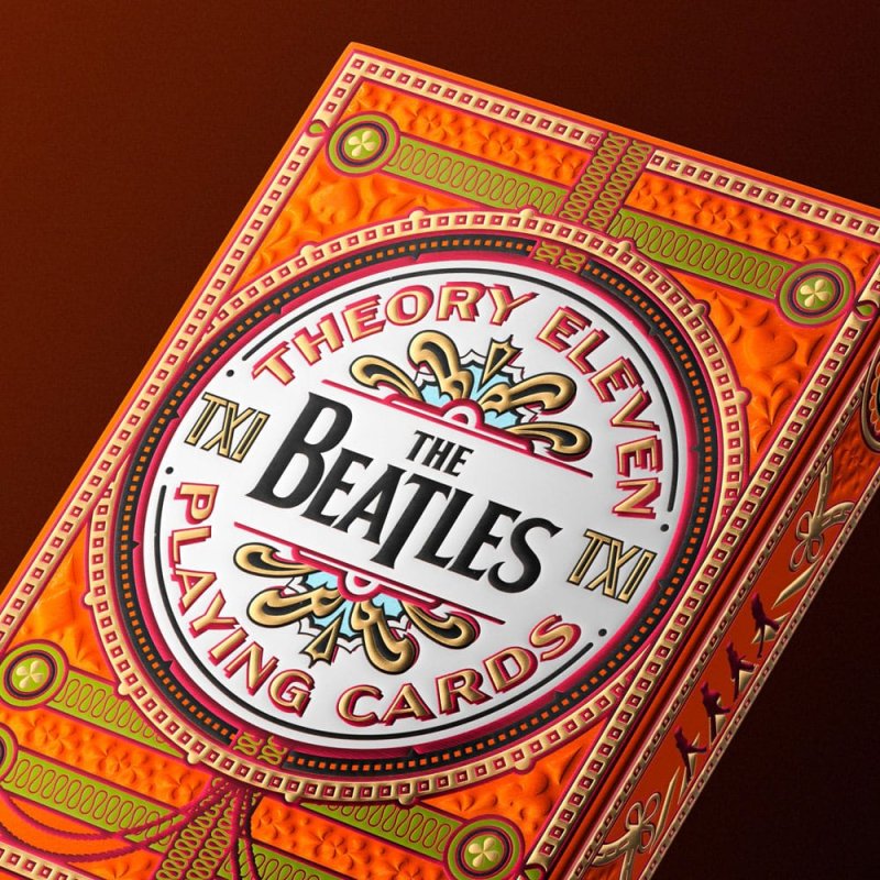 The Beatles jeu de cartes à jouer Orange Version