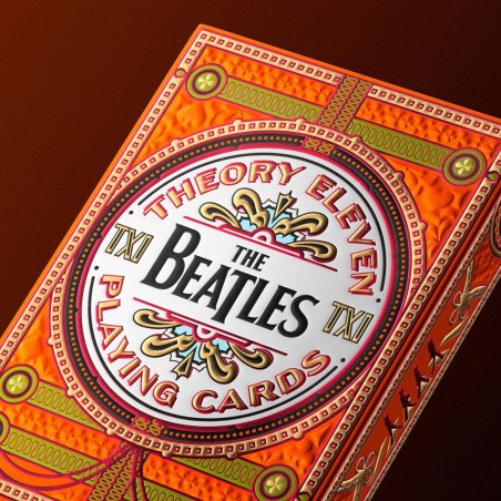 The Beatles jeu de cartes à jouer Orange Version
