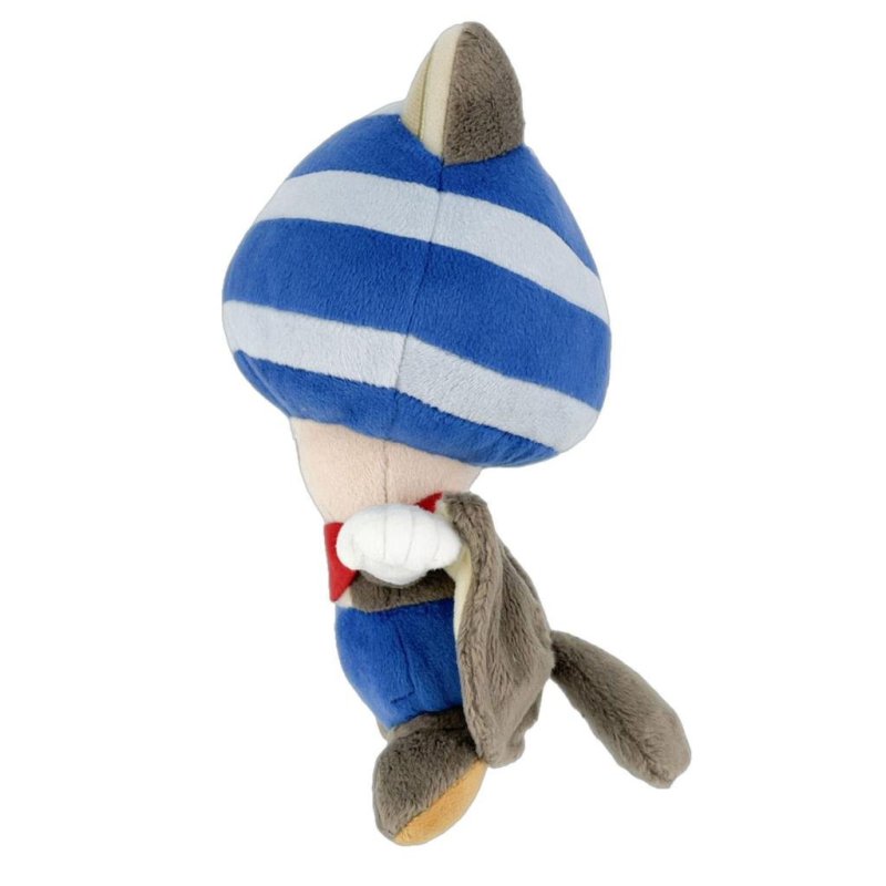 SUPER MARIO - Flying Squirrel Blue Toad - Peluche 21cm